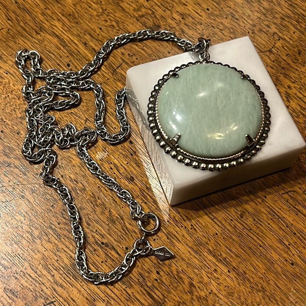 Sarah Coventry Large Pendant Chain Necklace #79 Vintage Rare!